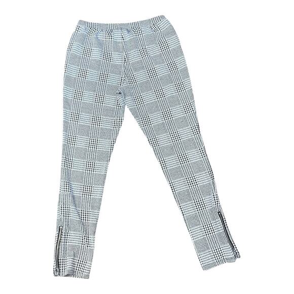 Wonder Nation Girls Houndstooth Glitter Pants XXL (18) Zip Pockets - Picture 2 of 7